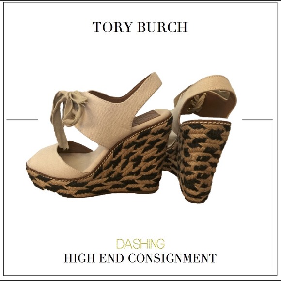 Sold on Tradesy Tory Burch Linley High Wedge - Picture 2 of 4