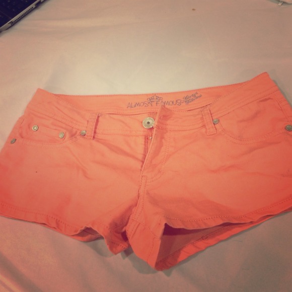 Cute coral/pink shorts. Bargain for summer. - Picture 1 of 3