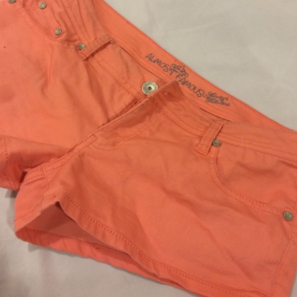 Cute coral/pink shorts. Bargain for summer. - Picture 2 of 3