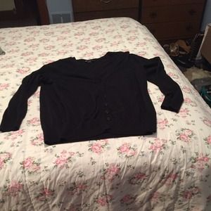 Black cardigan