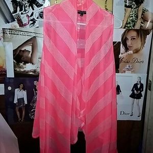 Hot Pink Sleeveless Top sz 3x
