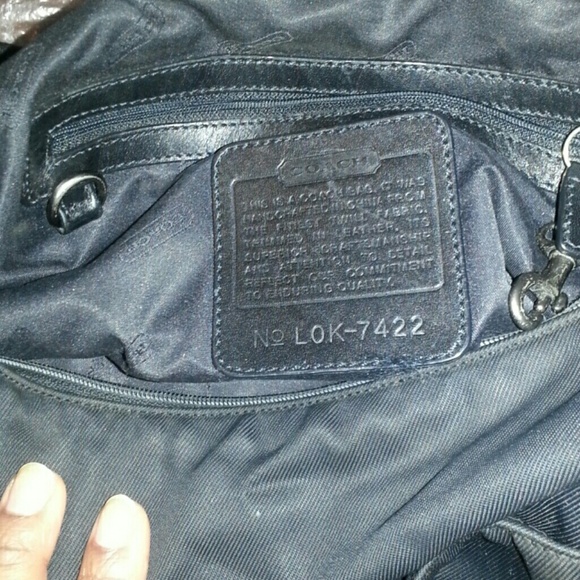 Black coach bag