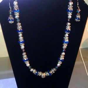 Necklace and earrings