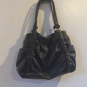 Faux leather purse