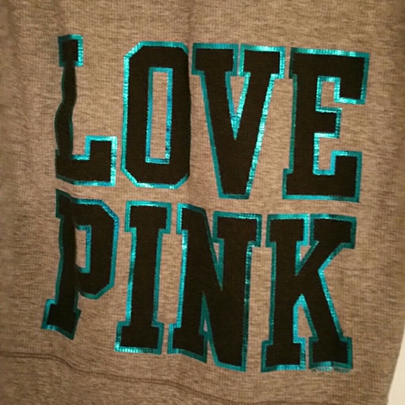 Vicky secrets pink thermal hoodie!!