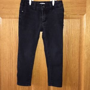 DKNY BLACK STONE WASHED SKINNY JEANS!! 3T TODDLER