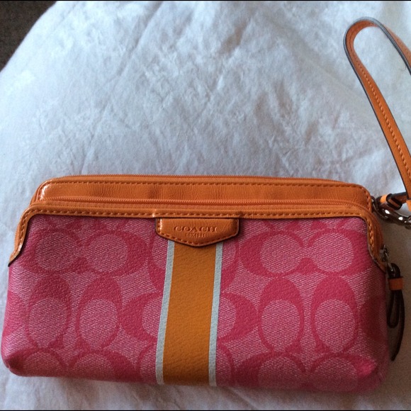 Authentic Coach wristlet/wallet