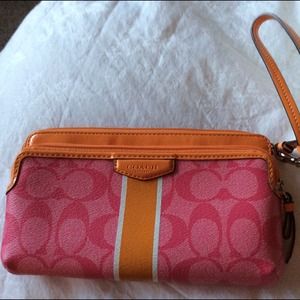 Authentic Coach wristlet/wallet