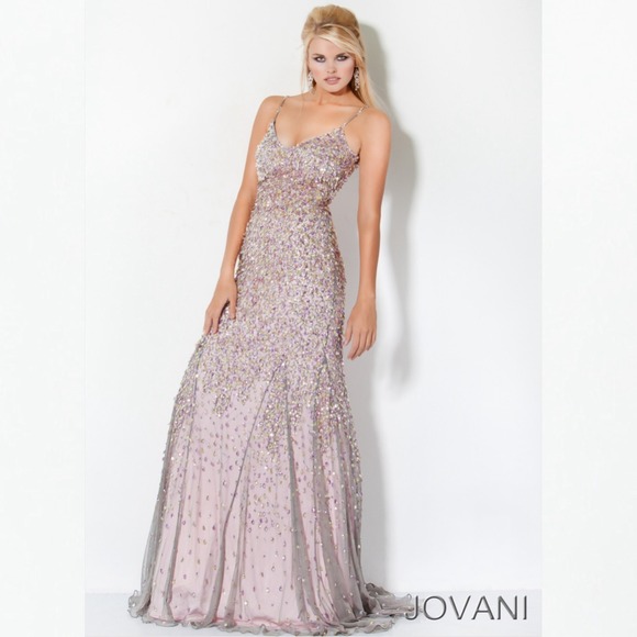 ❗️Gorgeous Grey & Pink Jovani Prom Gown❗️