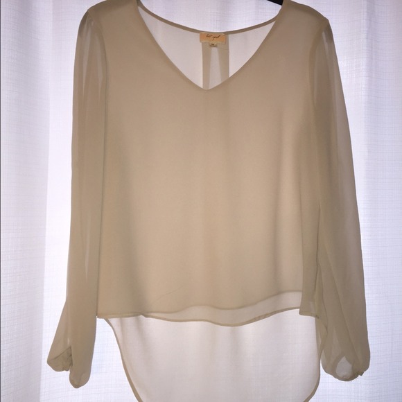 Beige blouse