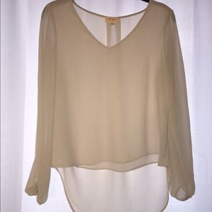 Beige blouse