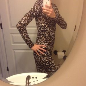 Final price! Gorgeous leopard print dress!