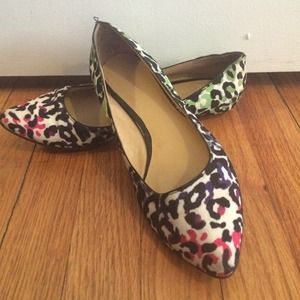 💥SALE💥 Colorful leopard flats