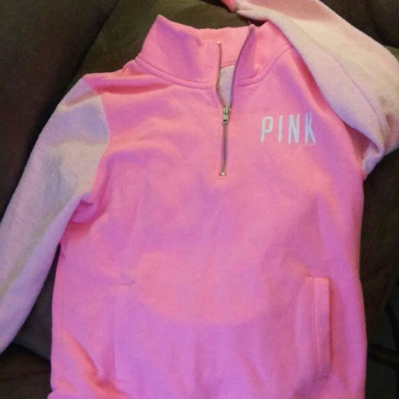 PINK Victoria's Secret half Zip