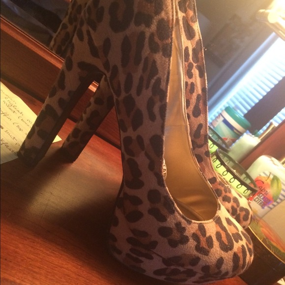 Cheetah print heels