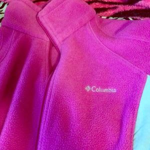 Pink Columbia jacket with pockets