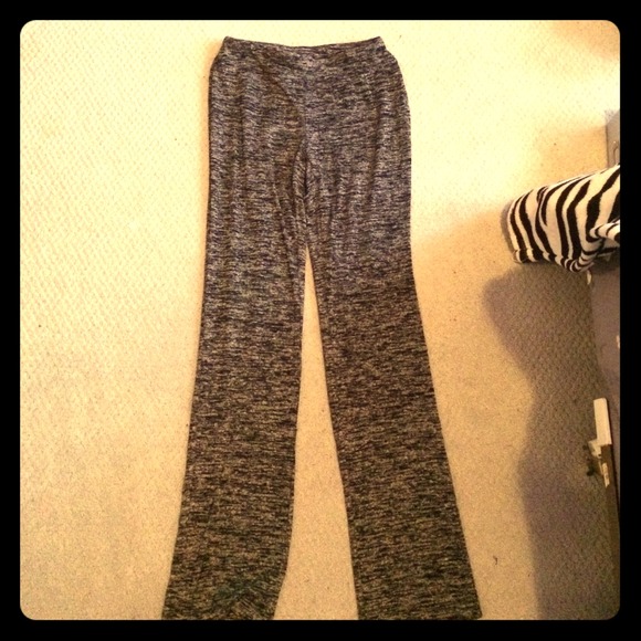 black & gray lounge pants