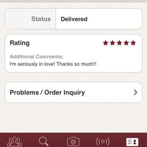 ✨Customer ratings and comments✨