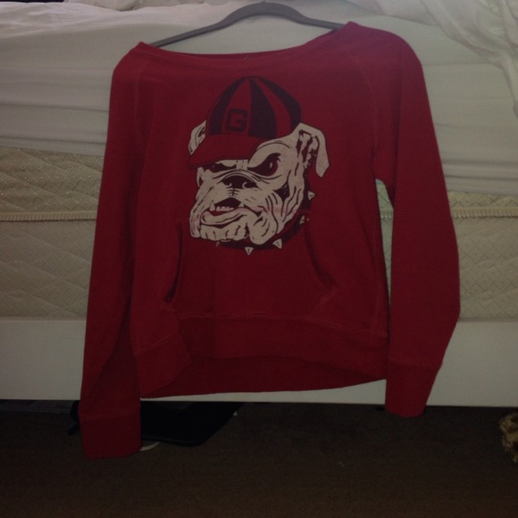 COTTON PULL OVER SWEATSHIRT GEORGIA BULLDOGS