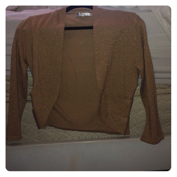 GOLD CARDIGAN