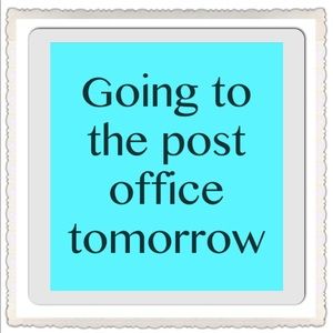 Trip to the post office