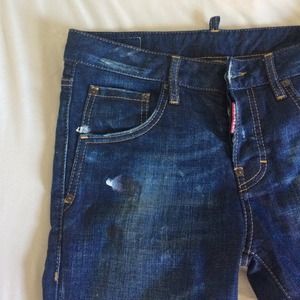 D squared cropped boyfriend jeans