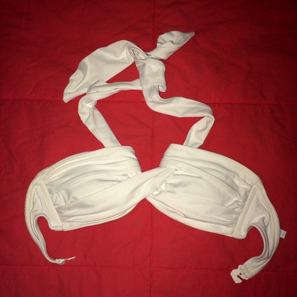 Seafolly white bathing suit top