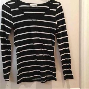 Black and white striped shirt