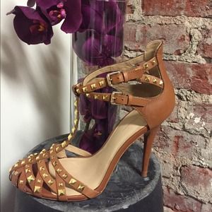 Zara Gladiator Studded Heels