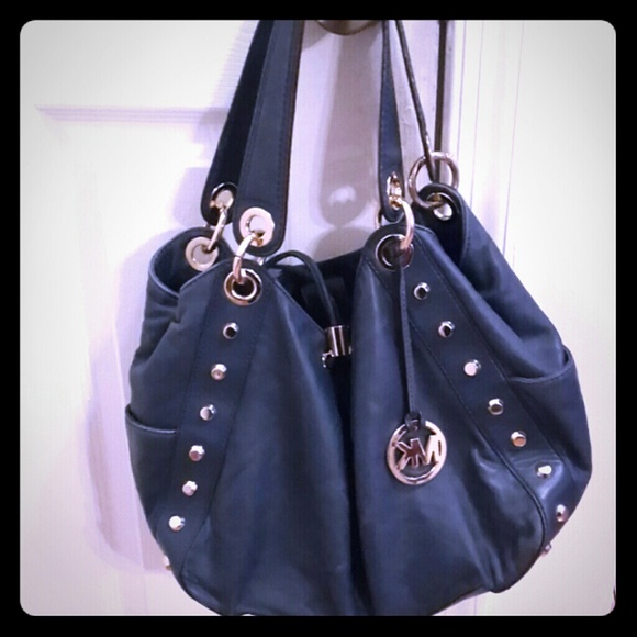 Blue Michael kors bag