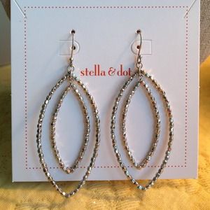 Stella&Dot Bardot hoop earrings.