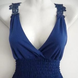 Blue summer dress large