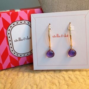 Stella&Dot Arc drop earrings