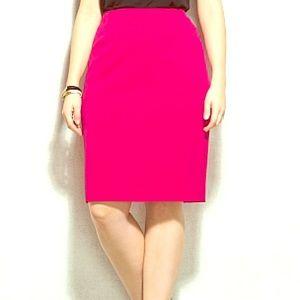 Fuchsia Pencil Skirt