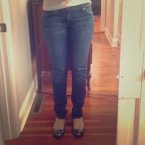 7 For All Mankind "Roxanne" Straight-leg Jeans