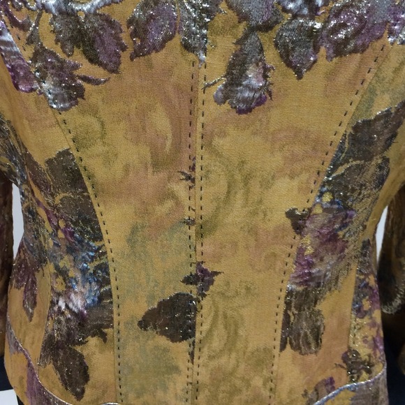 Elie Tahari Embroidered Jacket - Picture 3 of 4