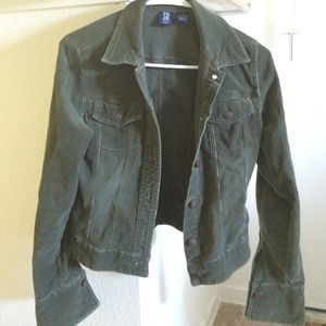Green corduroy jacket