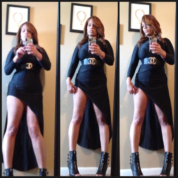 2 piece skirt set black bodycon bandage dress