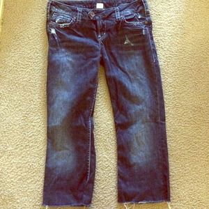 Silver brand jeans capris cut off