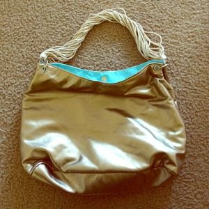 Pureology gold real purse bag