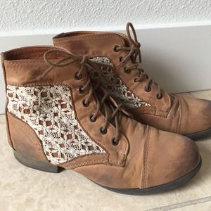 Steve Madden "Thundr" Lace Booties