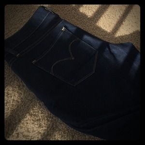 Levi Demi Curve Straight Jean
