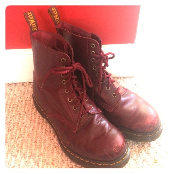 doc martens size 9 oxblood