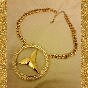Gold Accented Mercedes-Benz Chain