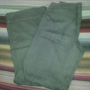 Cabi Brown Linen Pant