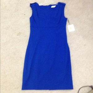 Calvin Klein NWT Cobalt Blue dress