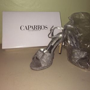 Silver sparkle radiant heels
