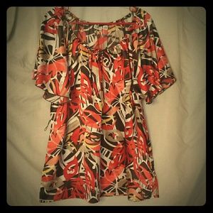 Long satin tunic from Cato Fashions