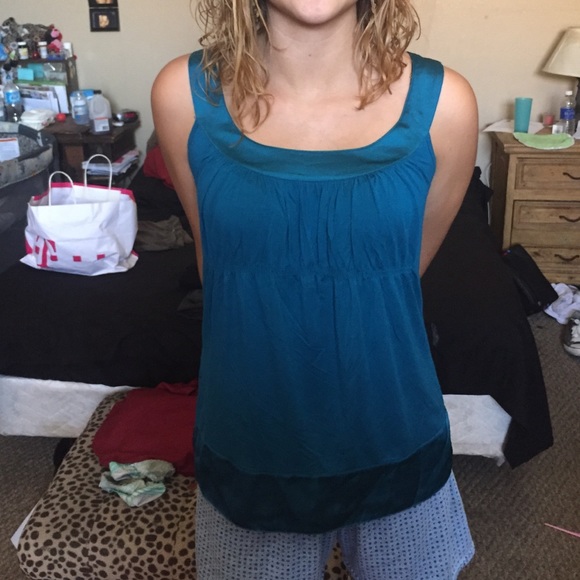 Ann Taylor turquoise top