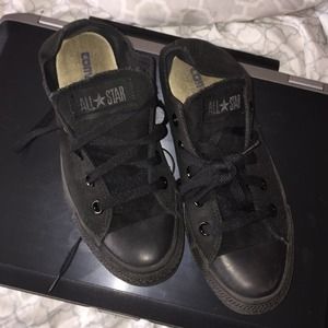 All black converse